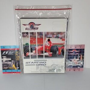 Formula 1 Memorabilia Set Starting Grid Program & 2 Event Tickets 2000 & 2001 SA